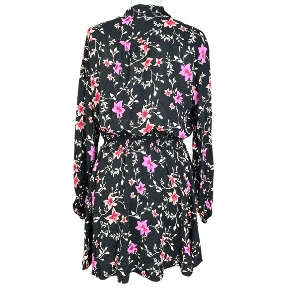 Free People Lighten Up Mini Dress Med Fairy Flowy Floral Feminine Pockets - Picture 4 of 10